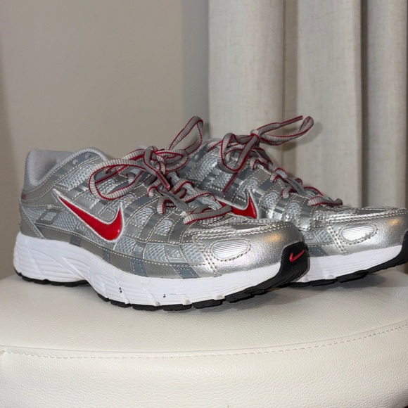 Nike Other - Nike Metallic Silver and Red P6000